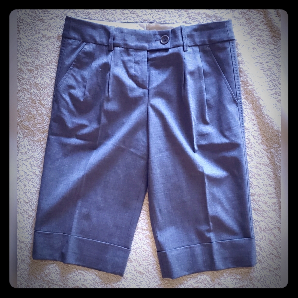 BCBG Daryl Pleated Culotte Shorts